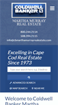 Mobile Screenshot of cbmarthamurrayrealestate.com
