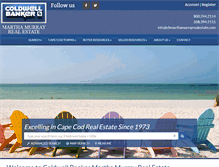 Tablet Screenshot of cbmarthamurrayrealestate.com